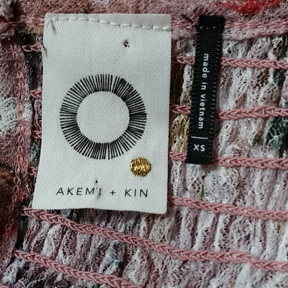 Anthro. AKEMI +‎ KIN Patrizia Pink Rose Flo… - Picture 11 of 13